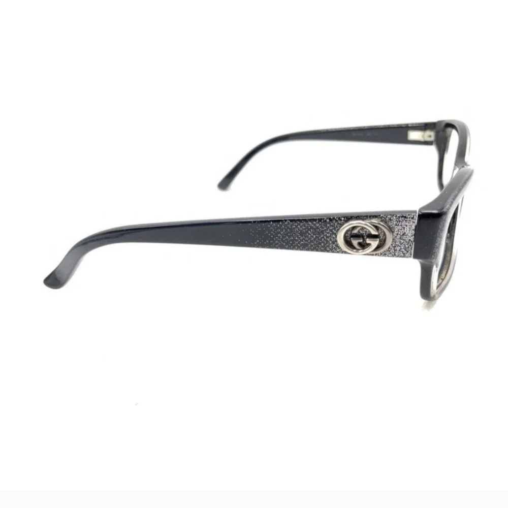 NWOT Gucci GG 3203 Yho Black Glitter  Rectangular Optical Frames Eyeglasses - Picture 4 of 12